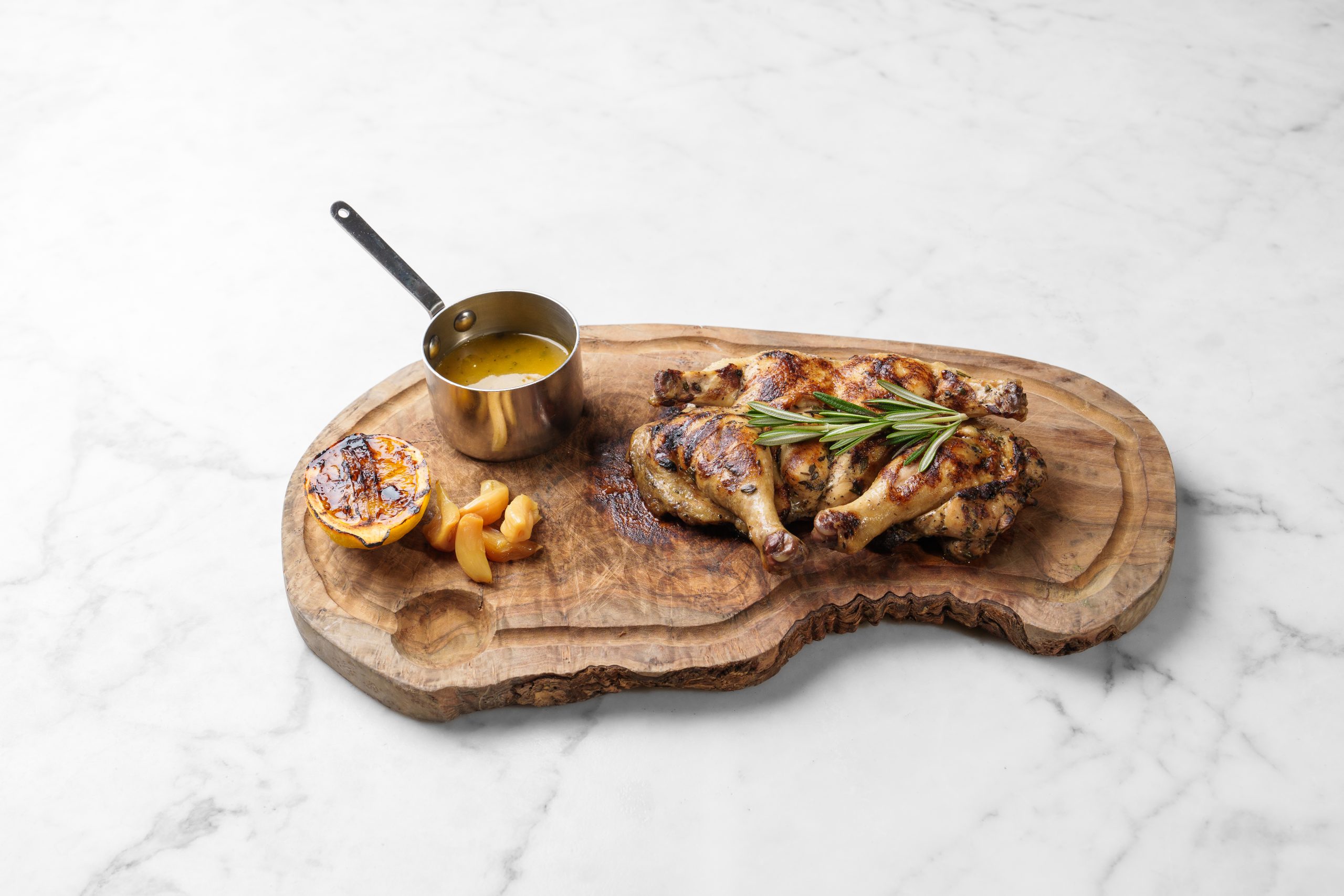 Corn Fed Baby Chicken, Honey & Mustard