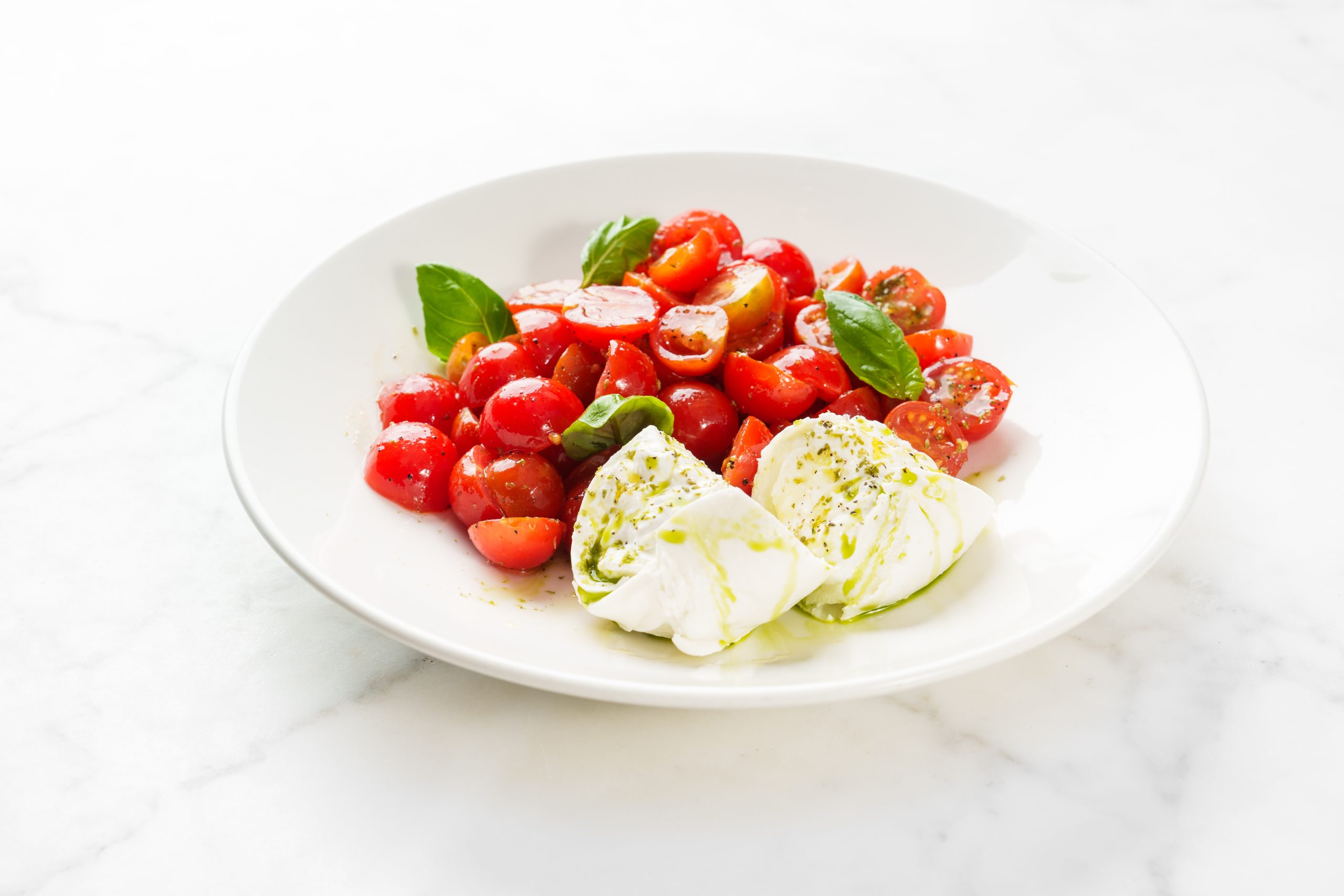 Buffalo Burrata with Farmers Market Tomatoes