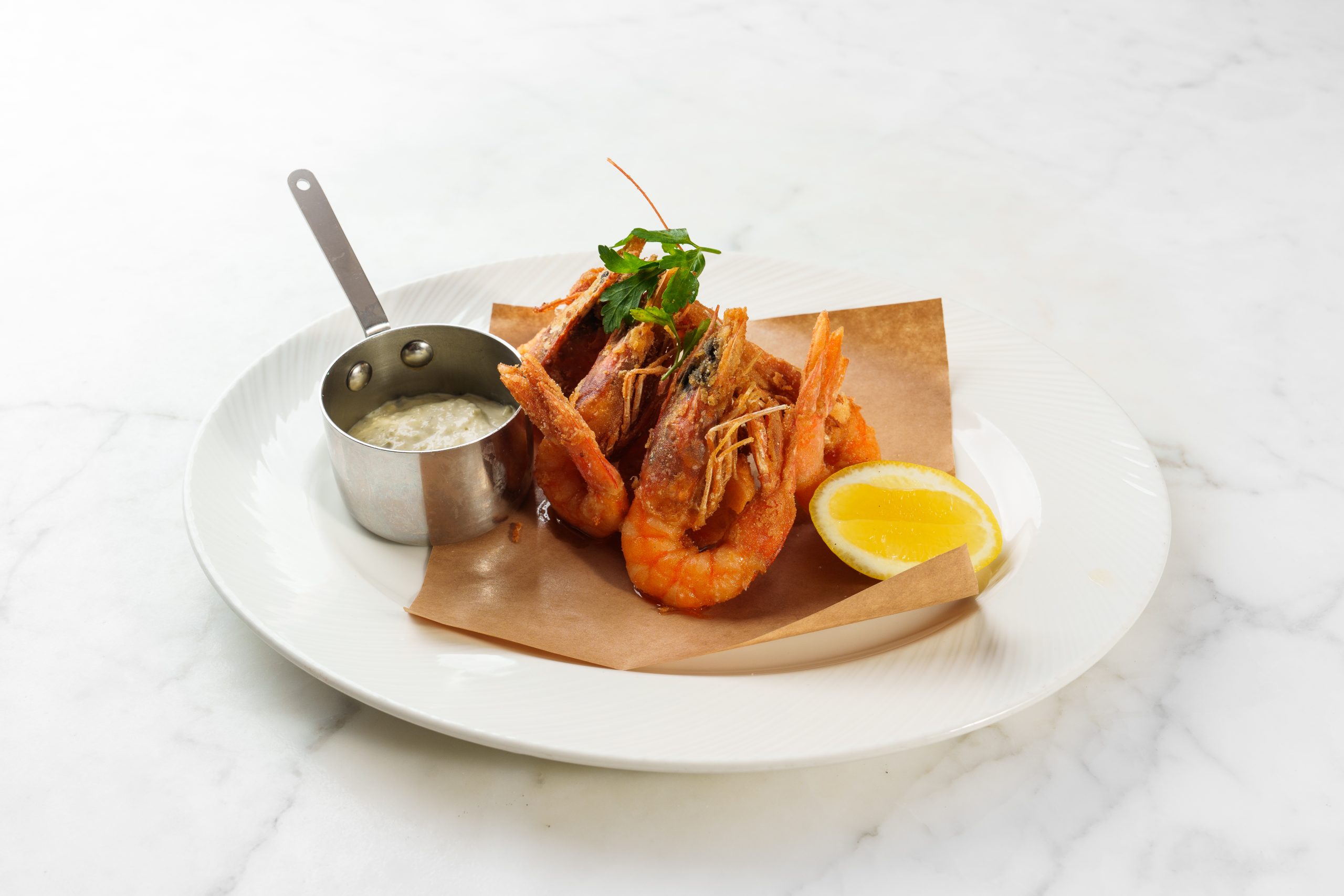Caledonian Prawns with Tartar Sauce