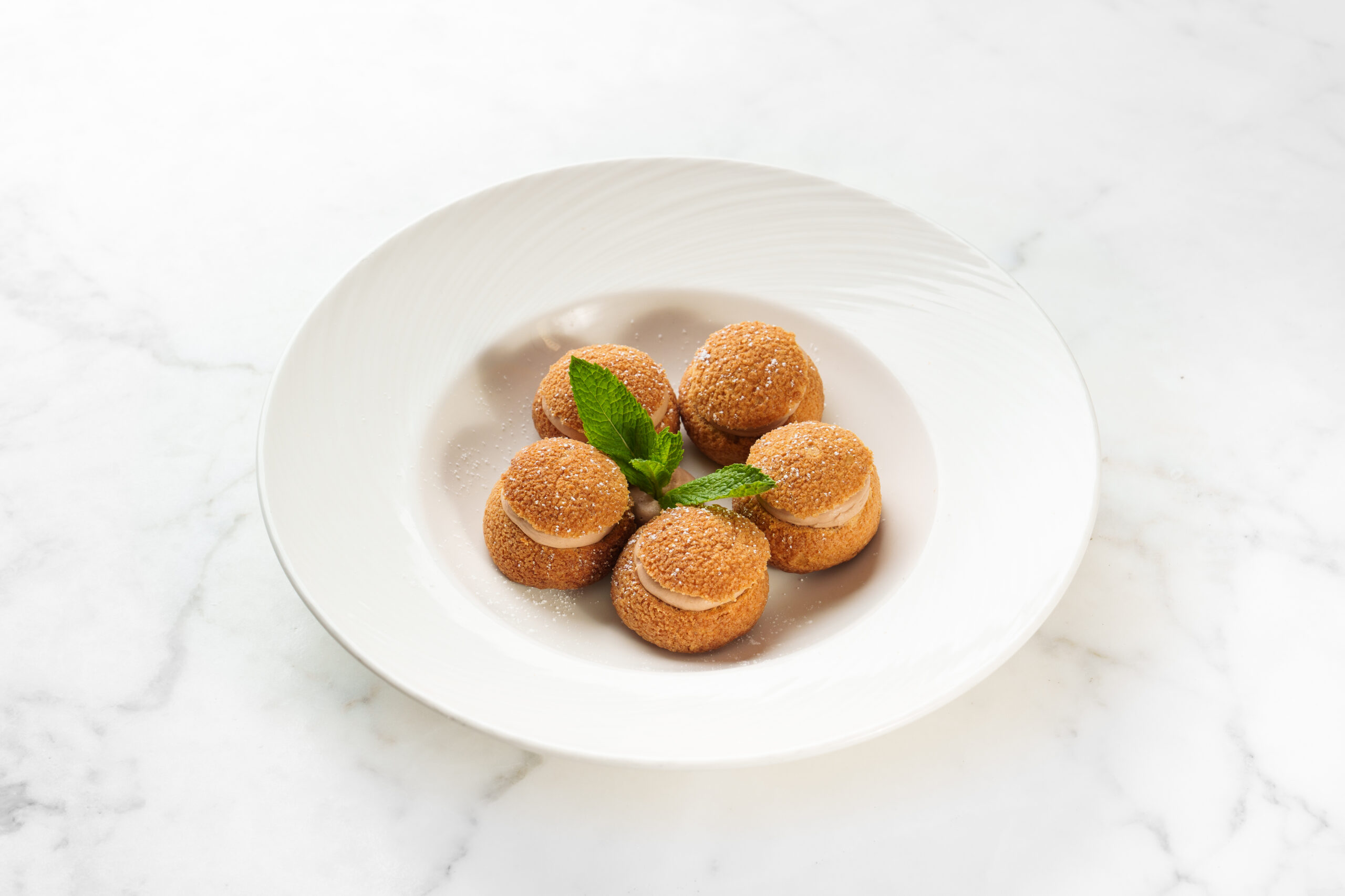 Hazelnut Profiteroles