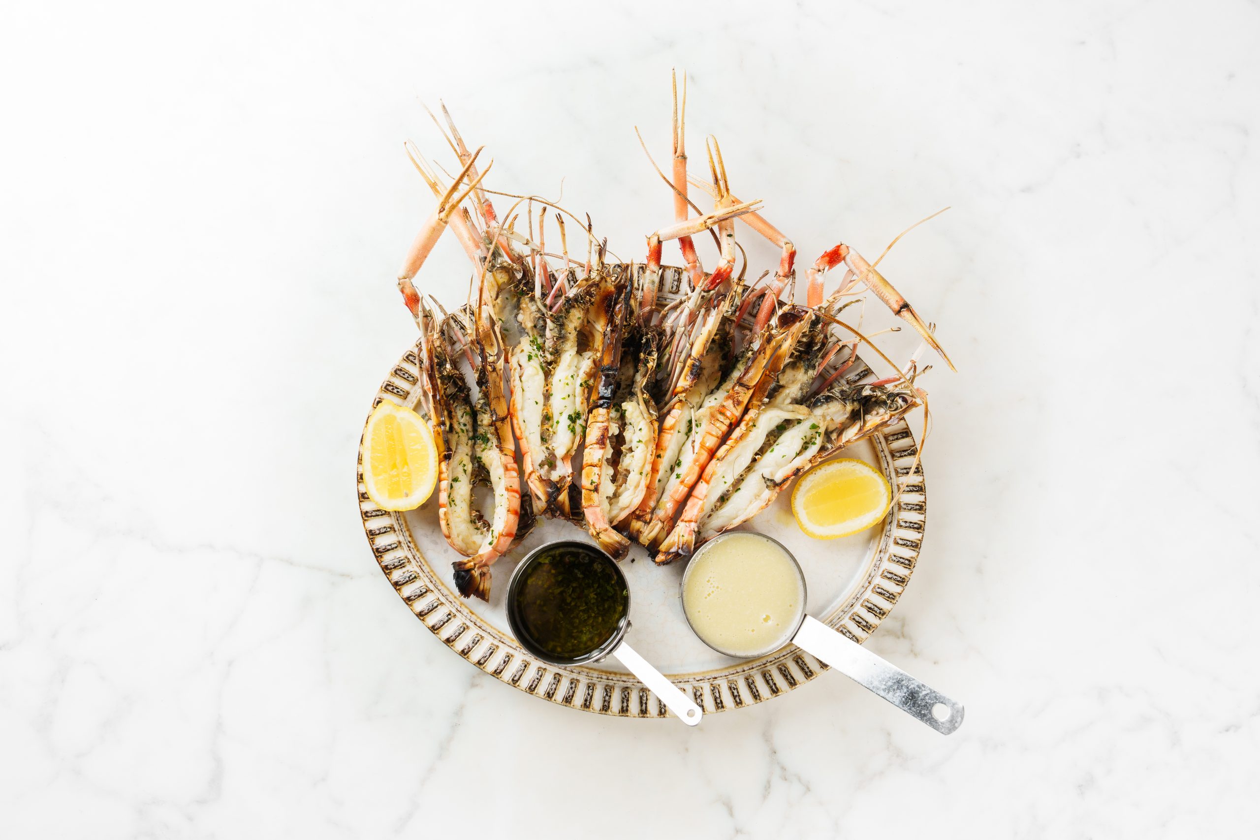 Charbroiled Langoustines