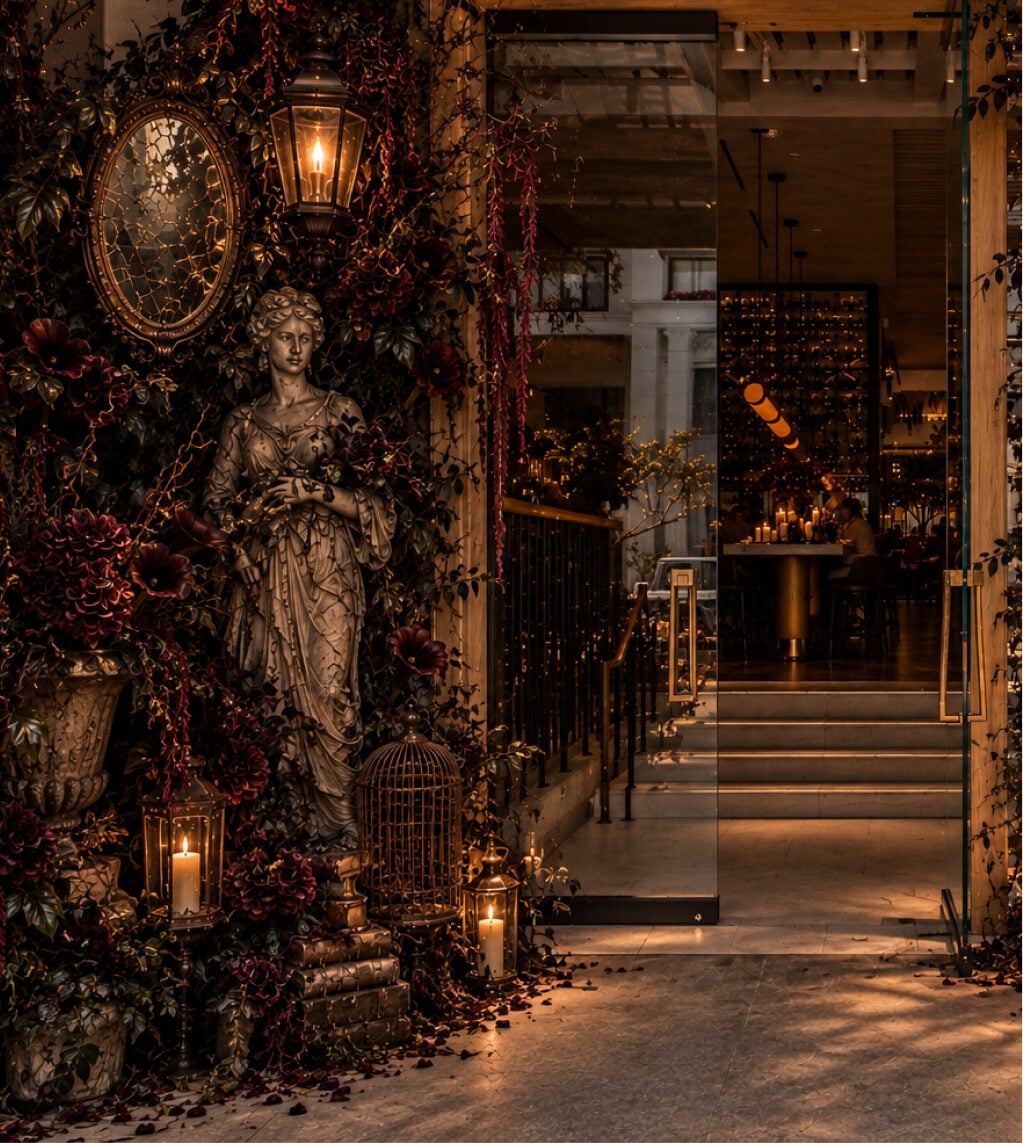 HALLOWEEN: GOTHIC GARDEN event poster, Novikov Beverly Hills